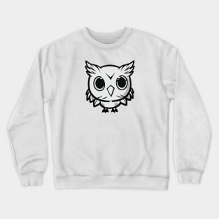 Round owl Crewneck Sweatshirt